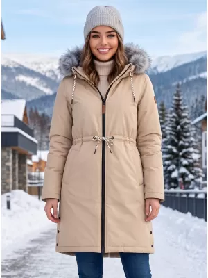 Дамско палто ALTISPORT VOLENA LCTB218 БЕЖОВО