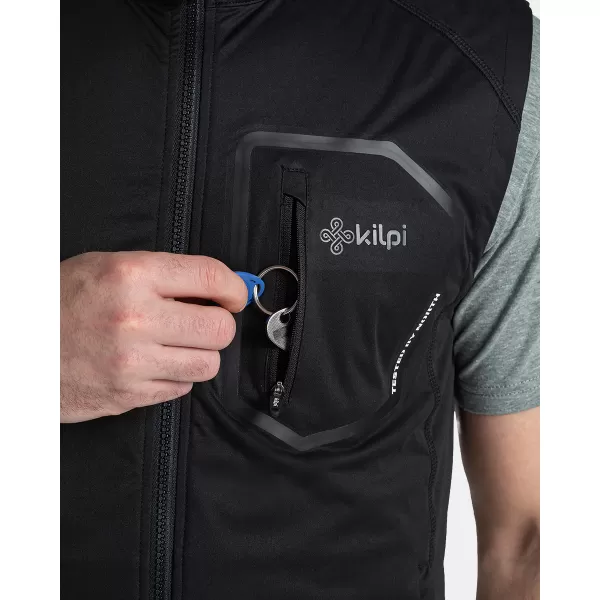  Мъжка софтшел жилетка KILPI RIELLO-M TM0111KI ЧЕРЕН 