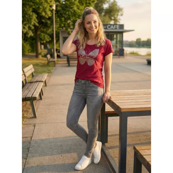  Дамска тениска KIXMI ROSIE БОРДО 