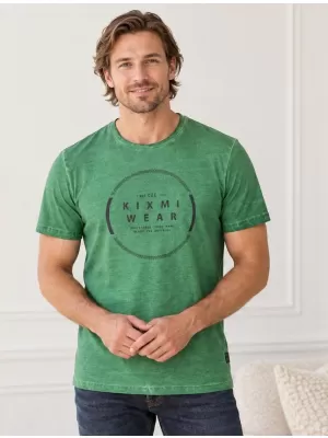 Мъжка тениска KIXMI RAY ЗЕЛЕНО