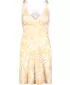 Рокля NORDBLANC V-NECK NBSLD7804 ЖЪЛТО/БЯЛО