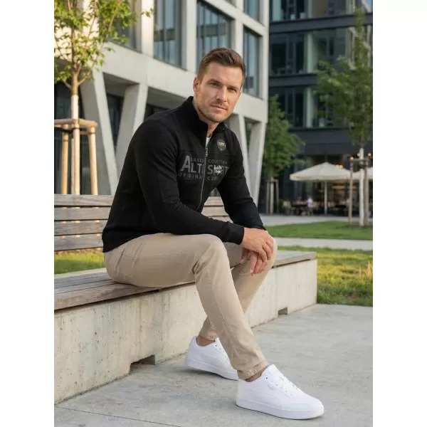  Мъжки суичър ALTISPORT BLAKE ЧЕРЕН 