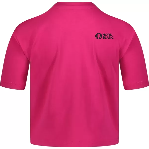  Дамски съкратен топ NORDBLANC CROPTOP NBSLT7819 РОЗОВО 