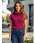 Дамска плетена жилетка KIXMI RAISA БОРДО