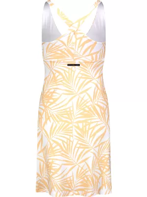 Рокля NORDBLANC V-NECK NBSLD7804 ЖЪЛТО/БЯЛО