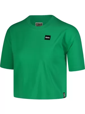 Дамски съкратен топ NORDBLANC CROPTOP NBSLT7819 ЗЕЛЕНО