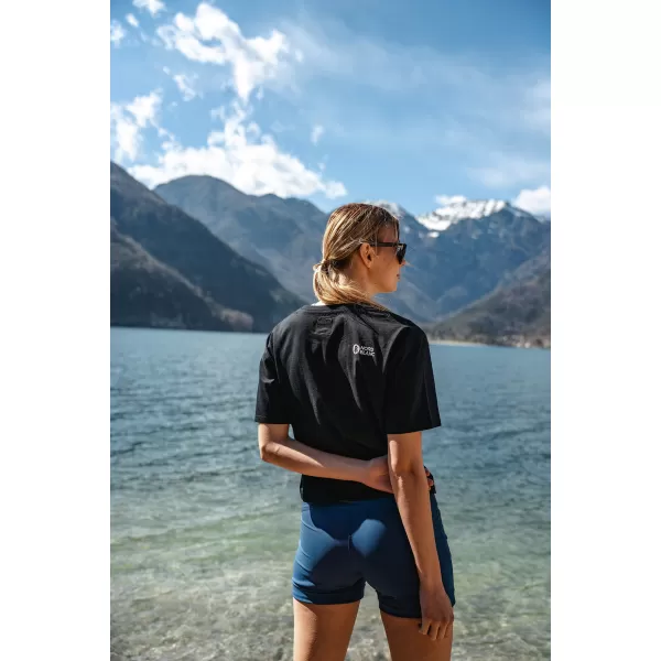  Дамски съкратен топ NORDBLANC CROPTOP NBSLT7819 ЧЕРЕН 