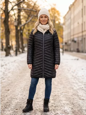 Дамско палто SAM 73 BELLA WB 870 ЧЕРЕН