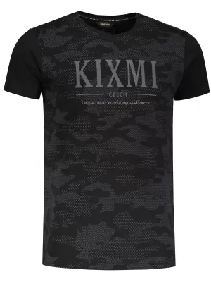 Мъжка тениска KIXMI RADLY ЧЕРЕН