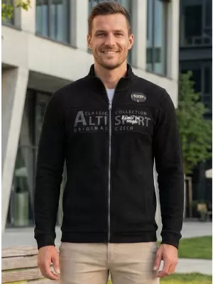Мъжки суичър ALTISPORT BLAKE ЧЕРЕН