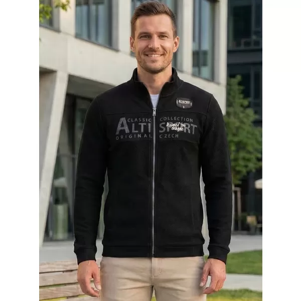  Мъжки суичър ALTISPORT BLAKE ЧЕРЕН 