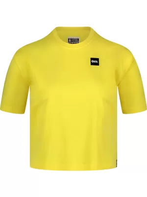 Дамски съкратен топ NORDBLANC CROPTOP NBSLT7819 КЕХЛИБАР