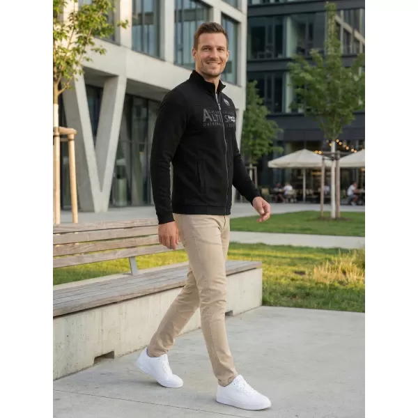  Мъжки суичър ALTISPORT BLAKE ЧЕРЕН 