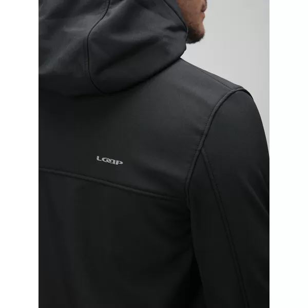 Мъжко софтшел яке LOAP LUPRON OLM2307 ТЪМНО СИВО 