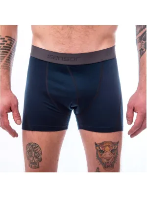 Мъжки боксерки SENSOR MERINO ACTIVE DEEP BLUE