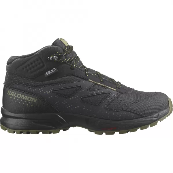  Детски обувки SALOMON OUTWAY MID CSWP JUNIOR L47283500 ФАНТОМ/ЧЕРНО/БЕЗОПАСНО ЖЪЛТО 