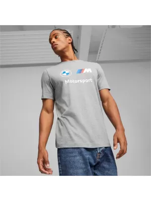 Мъжка тениска PUMA BMW MMS ESS LOGO TEE 621314-03 СИВО