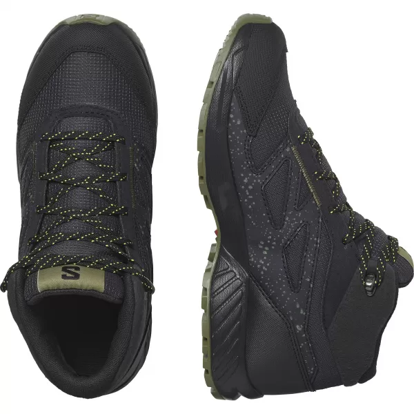  Детски обувки SALOMON OUTWAY MID CSWP JUNIOR L47283500 ФАНТОМ/ЧЕРНО/БЕЗОПАСНО ЖЪЛТО 