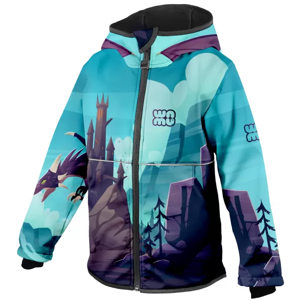  Бебешкото яке Softshell WAMU DRAGON FANTASY СИНЬО 