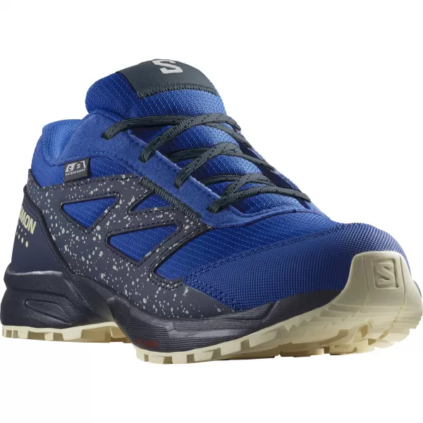  Детски обувки SALOMON OUTWAY CSWP JUNIOR L47377000 ЛАПИС СИНЬО/ВЪГЛЕРОДЕН/ИЗБЕЛЕН ПЯСЪК 