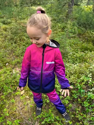 Бебешкото яке Softshell WAMU MOZAIKA ЛИЛАВО