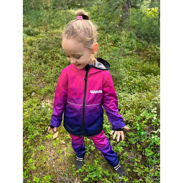  Бебешкото яке Softshell WAMU MOZAIKA ЛИЛАВО 