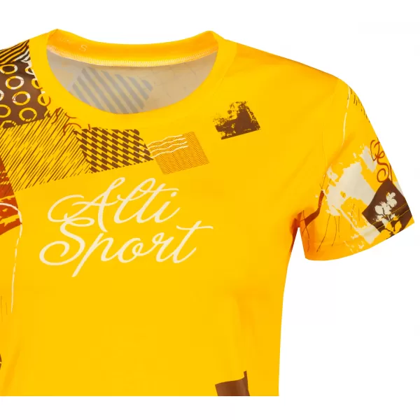  Дамска премиум функционална тениска ALTISPORT VOJ/ALW009TR01 ЖЪЛТО 