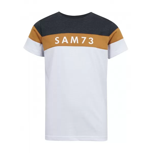  Момчешка тениска SAM 73 KALLAN KT 503 БЯЛО 