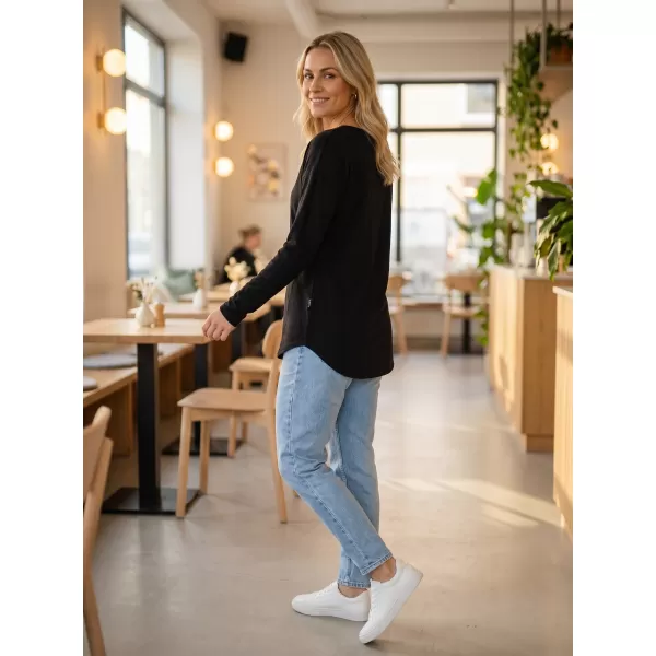  Дамска тениска с дълъг ръкав SAM 73 SHERRI WT 897 ЧЕРЕН 