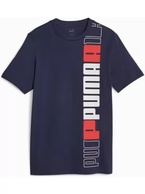 Мъжка тениска PUMA ESS+ LOGO LAB TEE 675916-06 СИНЬО