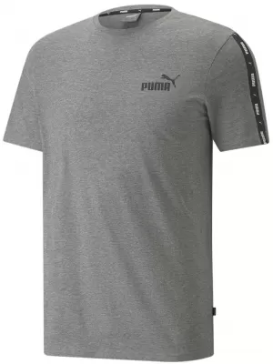 Мъжка тениска PUMA ESS+ TAPE TEE 847382-03 СИВО