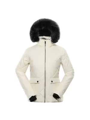 Дамско яке ALPINE PRO LODERA LJCB593 БЯЛ