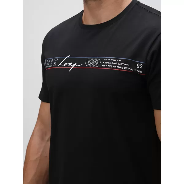  Мъжка тениска LOAP ALPACO CLM2358 ЧЕРЕН 