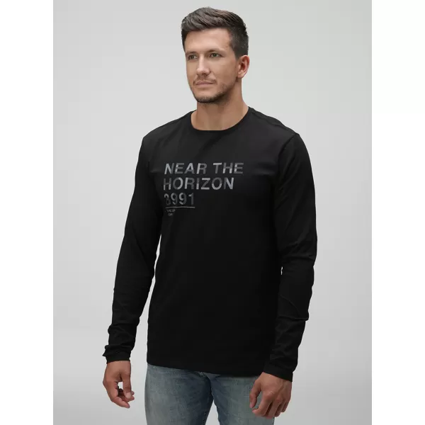  Мъжка тениска LOAP ALFONS CLM2356 ЧЕРЕН 