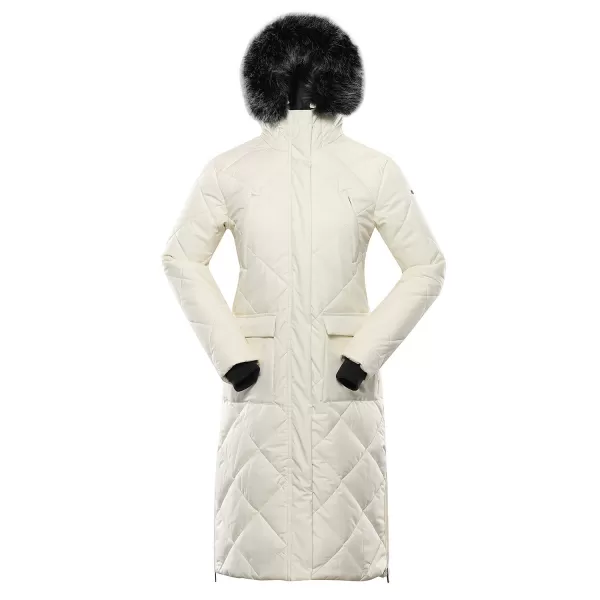  Палто ALPINE PRO GOSBERA LCTB205 БЯЛ 