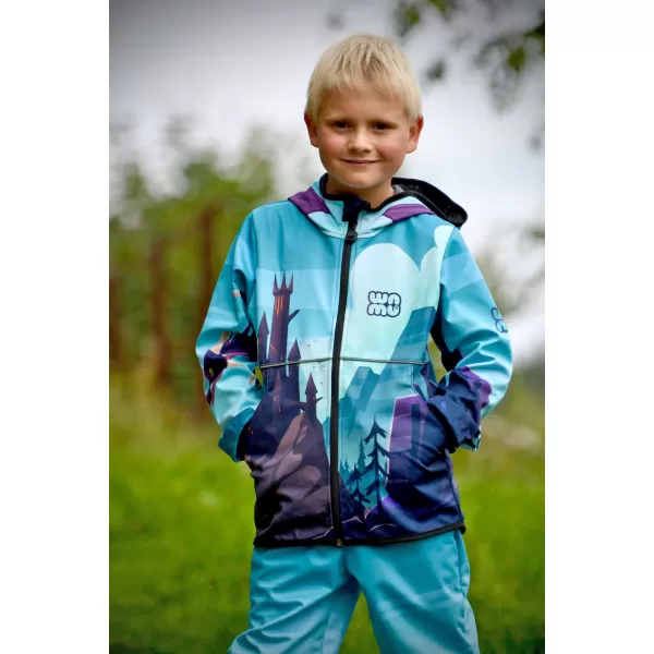  Бебешкото яке Softshell WAMU DRAGON FANTASY СИНЬО 