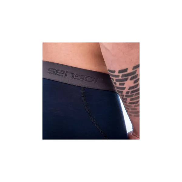  Мъжки боксерки SENSOR MERINO ACTIVE DEEP BLUE 