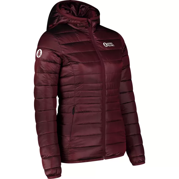  Дамско ватирано яке NORDBLANC SPARKLE NBWJL7947 БОРДО 