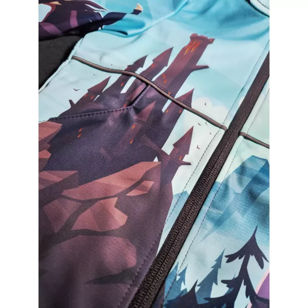  Бебешкото яке Softshell WAMU DRAGON FANTASY СИНЬО 