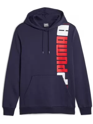 Мъжки суичър PUMA ESS+ LOGO LAB HOODIE FL 675919-06 СИНЬО