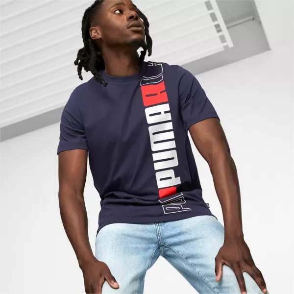  Мъжка тениска PUMA ESS+ LOGO LAB TEE 675916-06 СИНЬО 