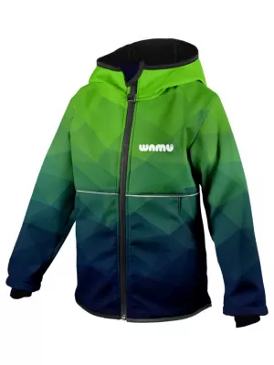 Бебешкото яке Softshell WAMU MOZAIKA ЗЕЛЕНО