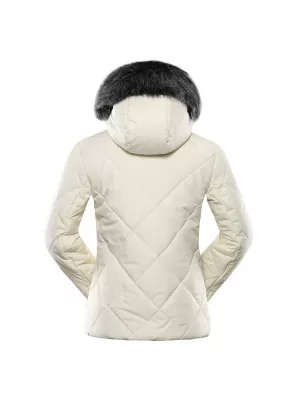 Дамско яке ALPINE PRO LODERA LJCB593 БЯЛ