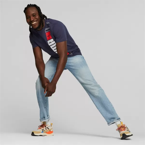  Мъжка тениска PUMA ESS+ LOGO LAB TEE 675916-06 СИНЬО 