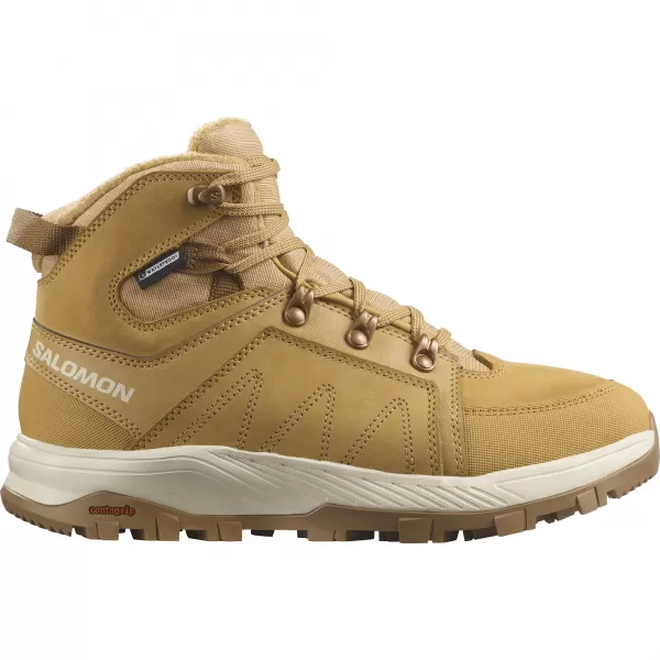  Дамски зимни боти SALOMON OUTCHILL TS CSWP W L47328200 ТАФИ/БАДЕМОВО МЛЯКО/СУРОВА КОЖА 