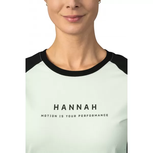  Дамска тениска с дълъг ръкав HANNAH PRIM ЗОРНО СИНЬО/АНТРАЦИТ 