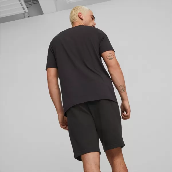  Мъжка тениска PUMA ESS+ 2 COL LOGO TEE 586759-61 ЧЕРЕН 