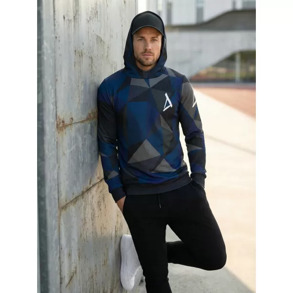  Мъжки премиум суичър ALTISPORT VOJ/ALM007MI01 ТЪМНО СИНЬО 