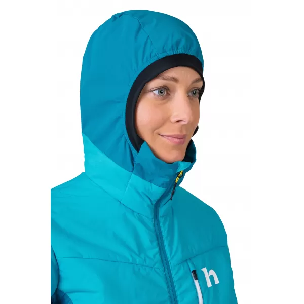  Дамско яке HANNAH NAVA HOODY ГМУРКАЩО СИНЬО/ЕМАЙЛОВО СИНЬО 