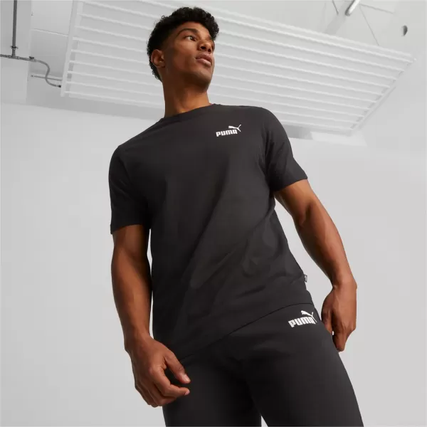 Мъжка тениска PUMA ESS SMALL LOGO TEE 586668-01 ЧЕРЕН 